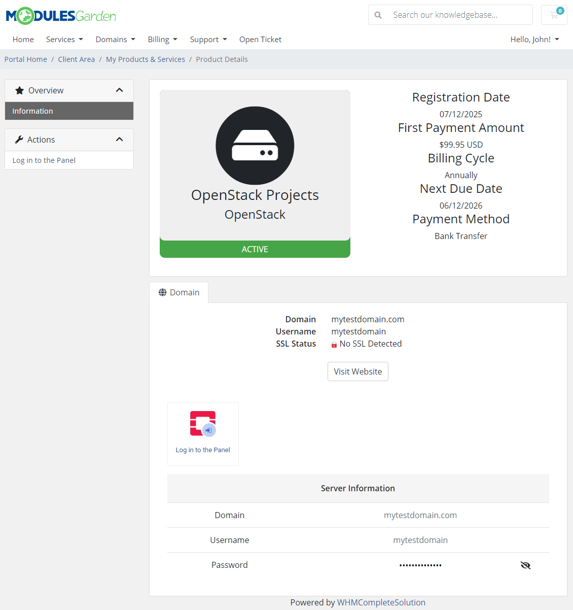 Products Reseller For WHMCS: Module Screenshot 35