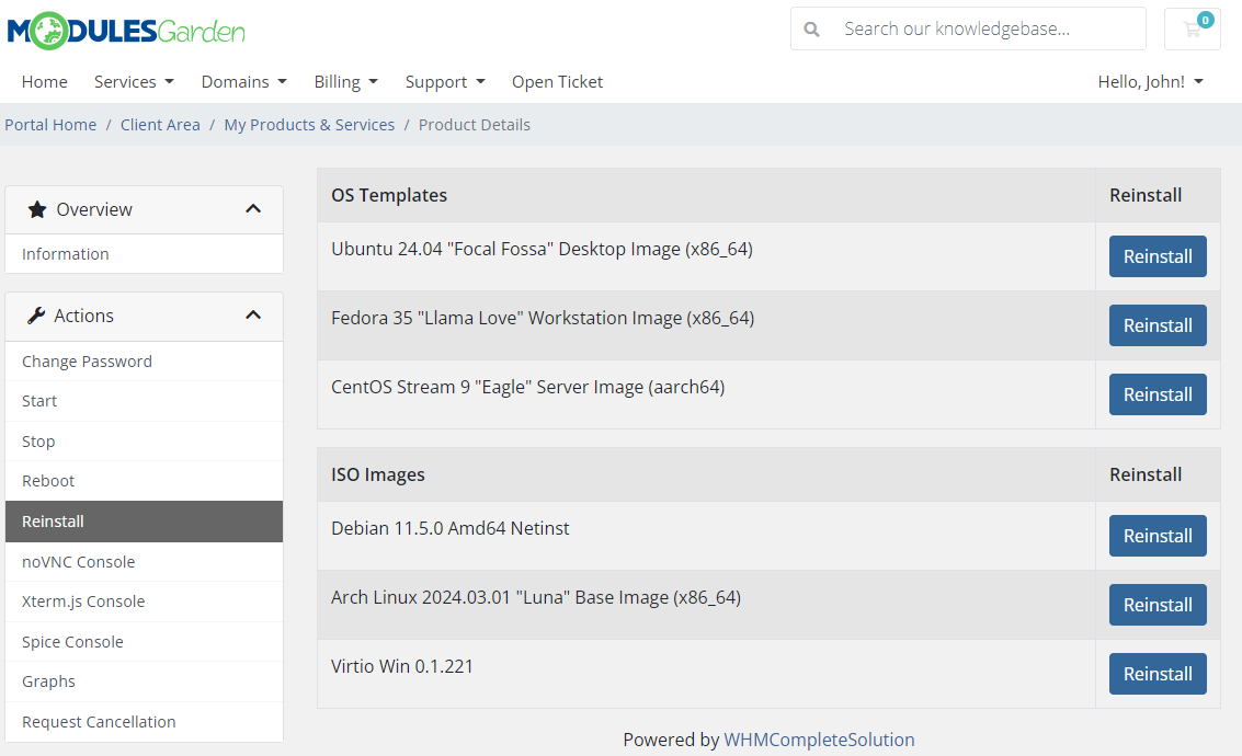 Products Reseller For WHMCS: Module Screenshot 30