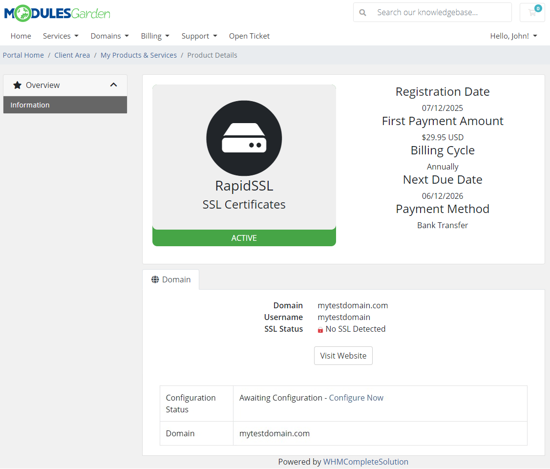 Products Reseller For WHMCS: Module Screenshot 40