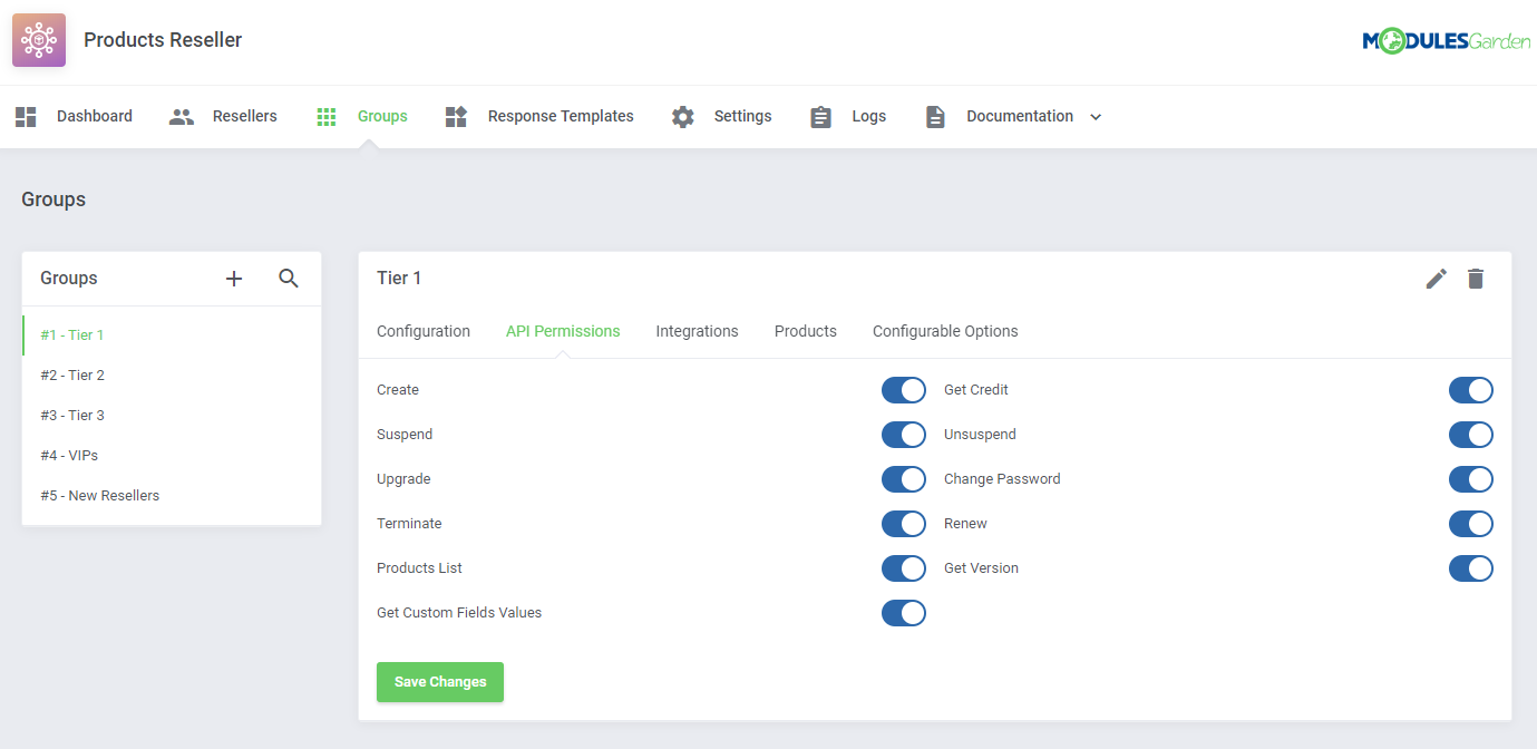 Products Reseller For WHMCS: Module Screenshot 8