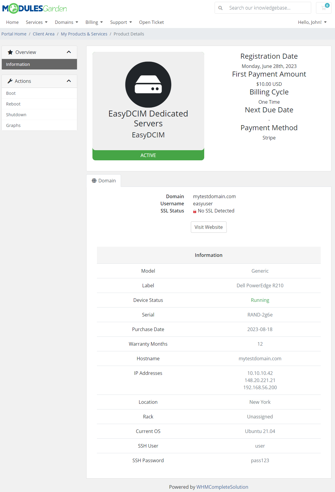 Products Reseller For WHMCS: Module Screenshot 32