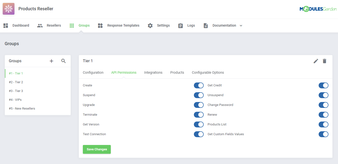 Products Reseller For WHMCS: Module Screenshot 8
