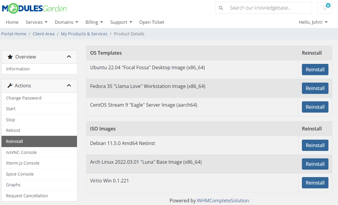 Products Reseller For WHMCS: Module Screenshot 29