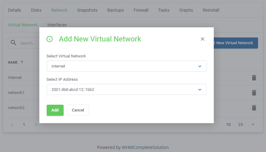 Proxmox VE Cloud VPS For WHMCS: Module Screenshot 7