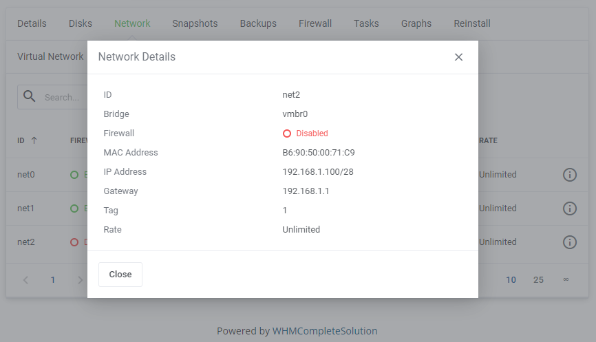Proxmox VE Cloud VPS For WHMCS: Module Screenshot 9