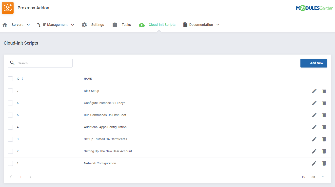 Proxmox VE Cloud VPS For WHMCS: Module Screenshot 50