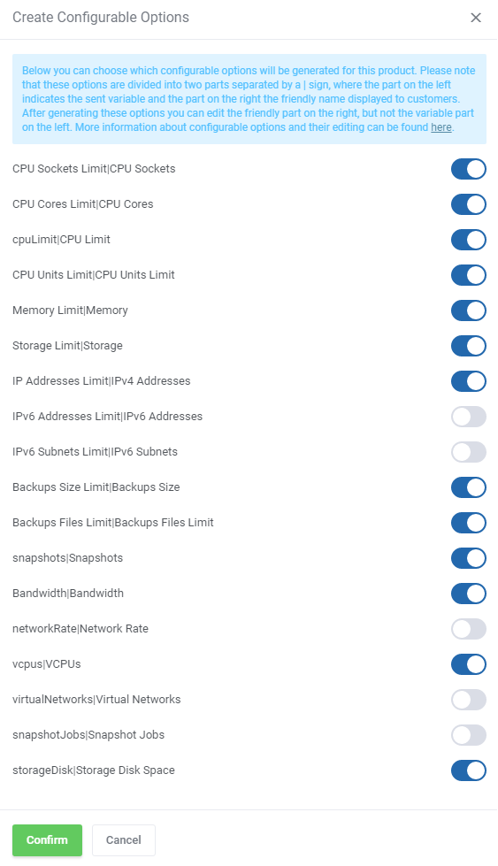 Proxmox VE Cloud VPS For WHMCS: Module Screenshot 56