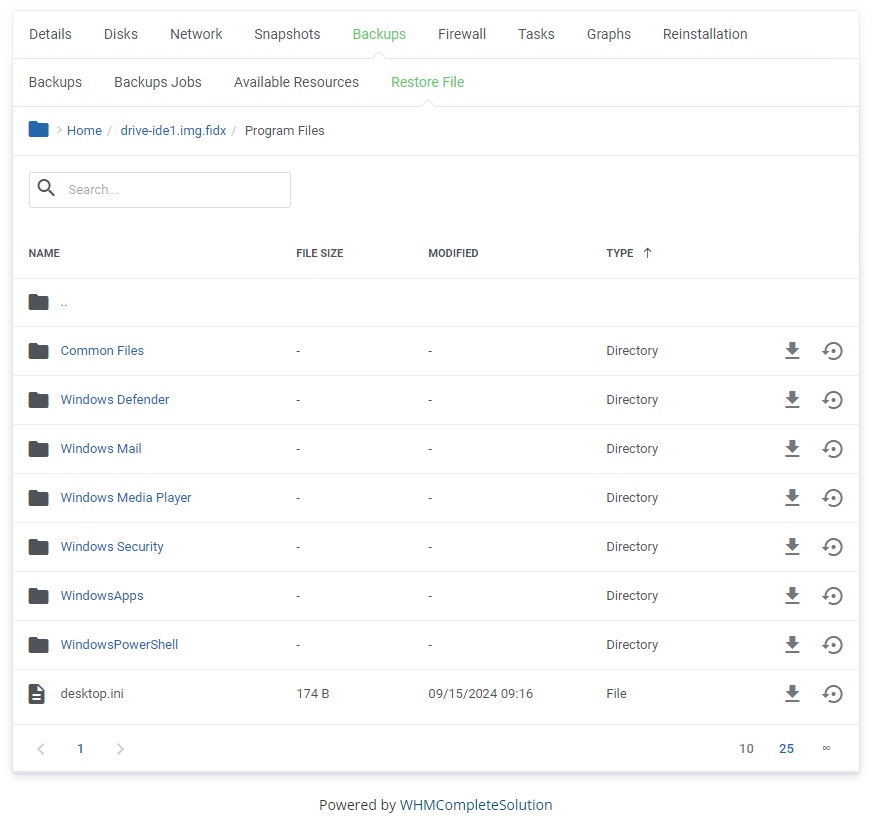 Proxmox VE Cloud VPS For WHMCS: Module Screenshot 17