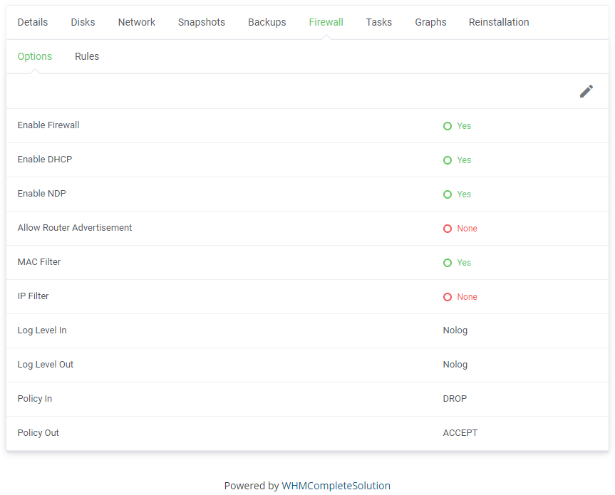 Proxmox VE Cloud VPS For WHMCS: Module Screenshot 18