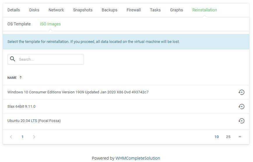 Proxmox VE Cloud VPS For WHMCS: Module Screenshot 26