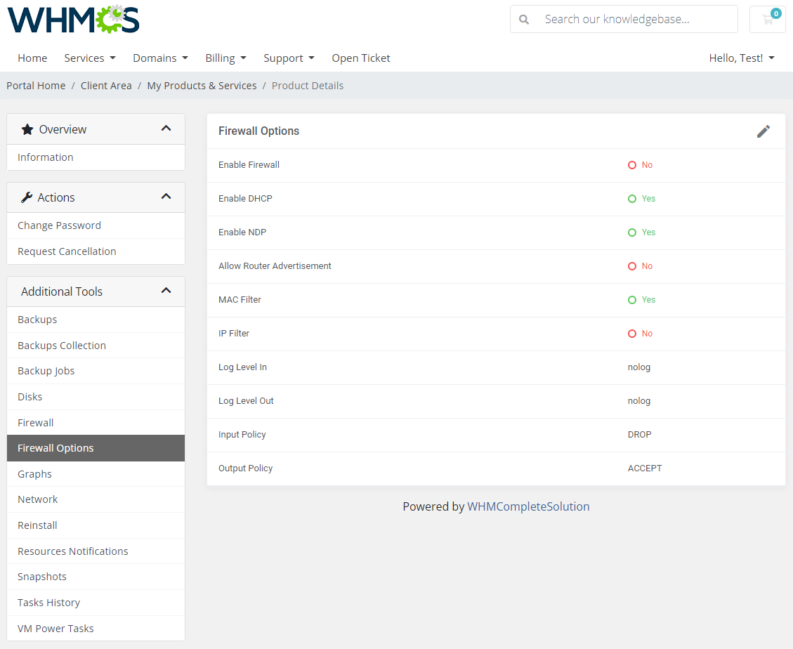 Proxmox VE VPS For WHMCS: Module Screenshot 11