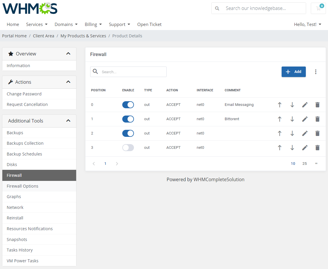 Proxmox VE VPS For WHMCS: Module Screenshot 9