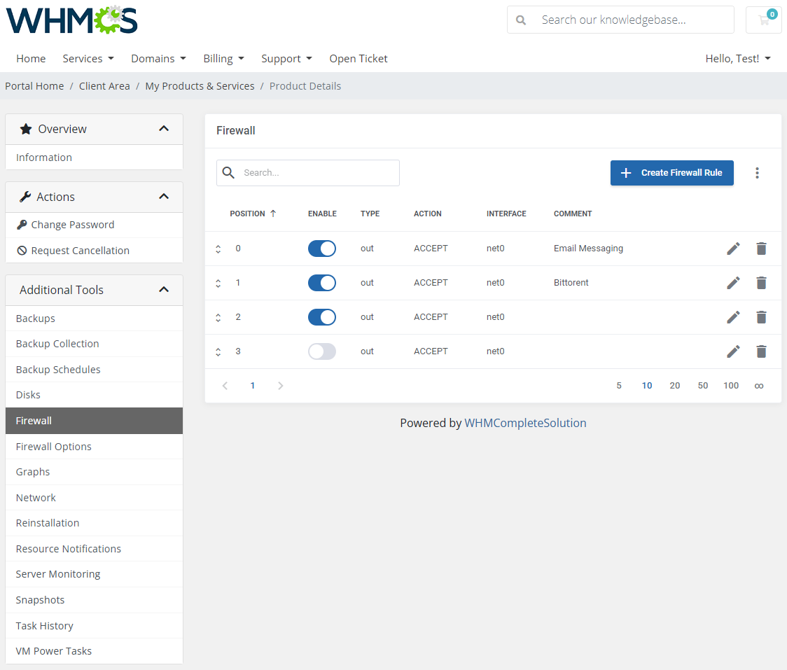 Proxmox VE VPS & Cloud For WHMCS: Module Screenshot 12