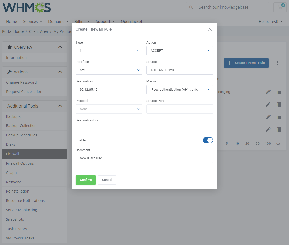 Proxmox VE VPS & Cloud For WHMCS: Module Screenshot 13