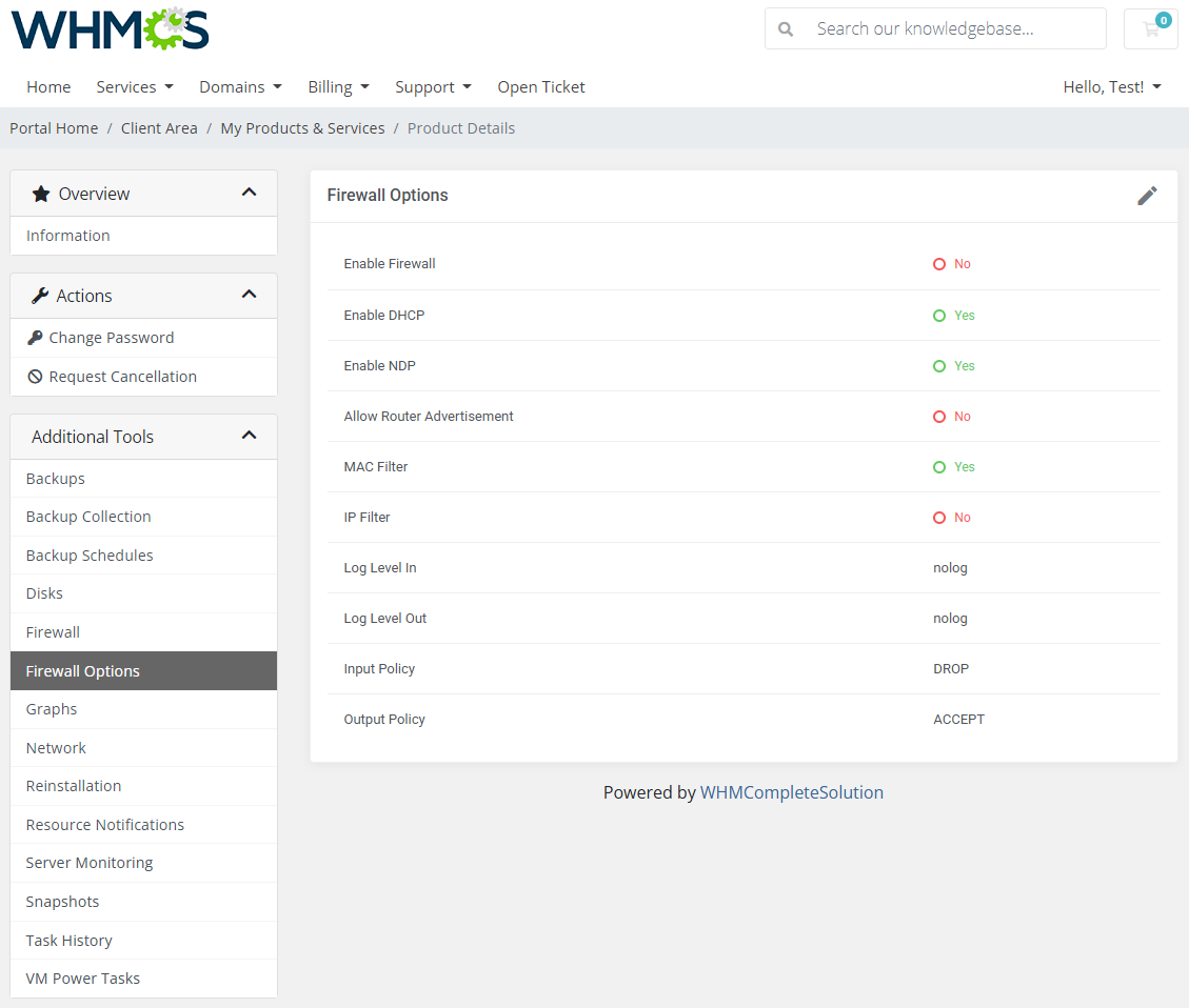 Proxmox VE VPS & Cloud For WHMCS: Module Screenshot 14
