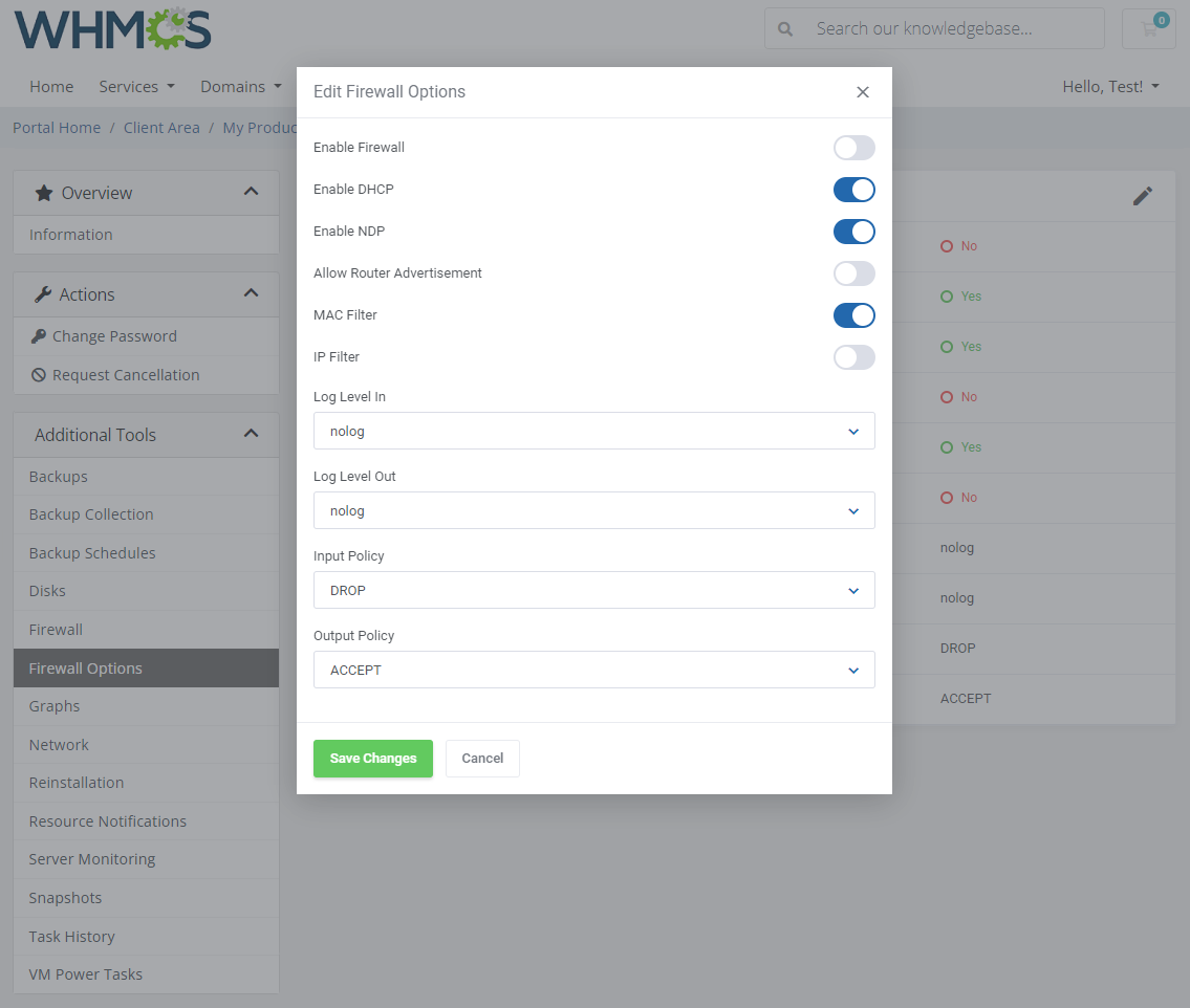 Proxmox VE VPS & Cloud For WHMCS: Module Screenshot 15