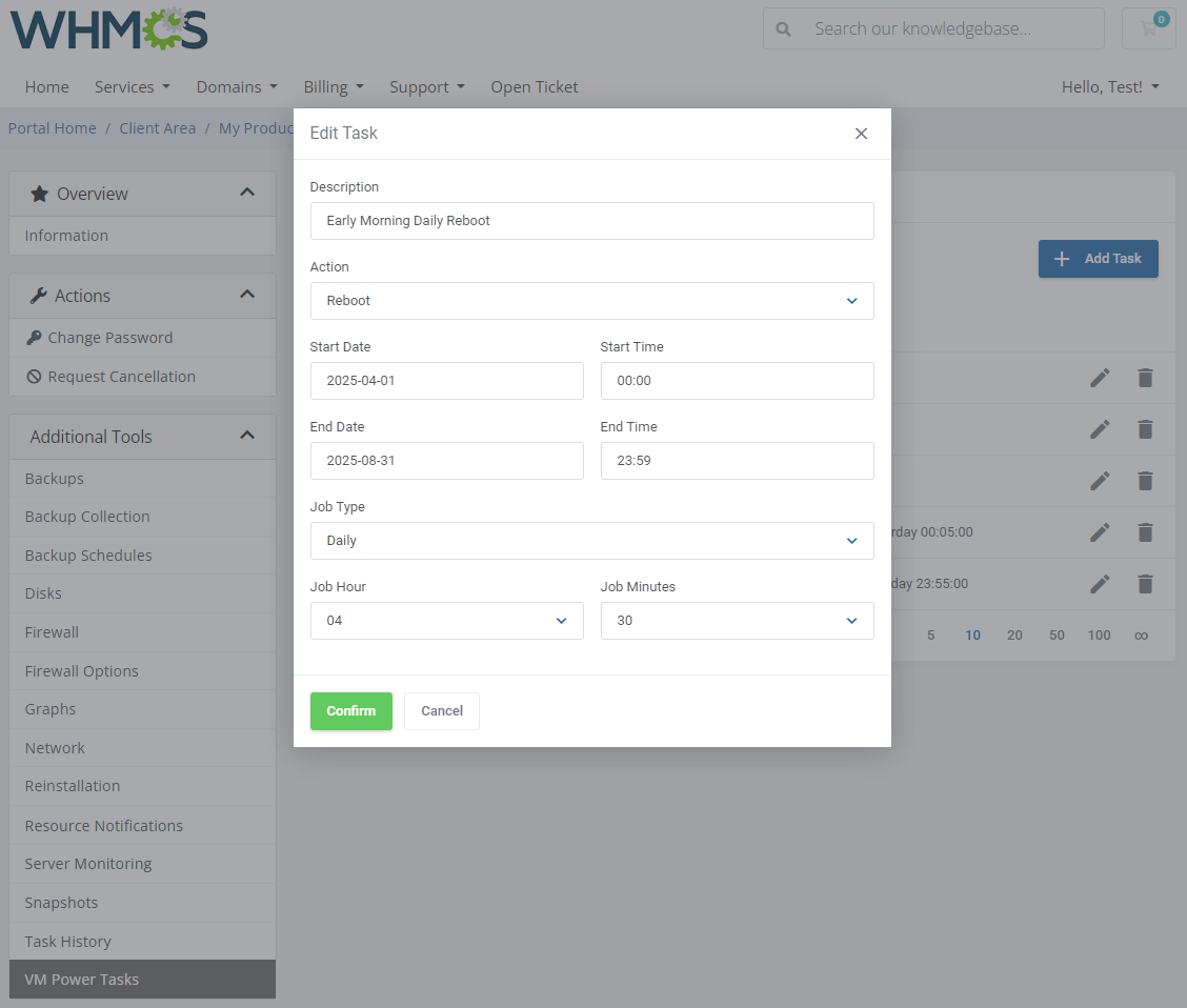 Proxmox VE VPS & Cloud For WHMCS: Module Screenshot 29