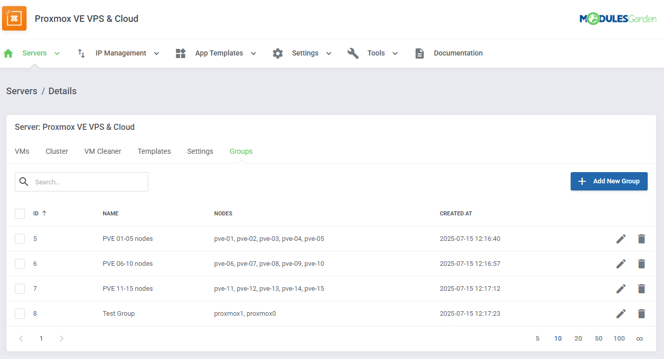 Proxmox VE VPS & Cloud For WHMCS: Module Screenshot 46