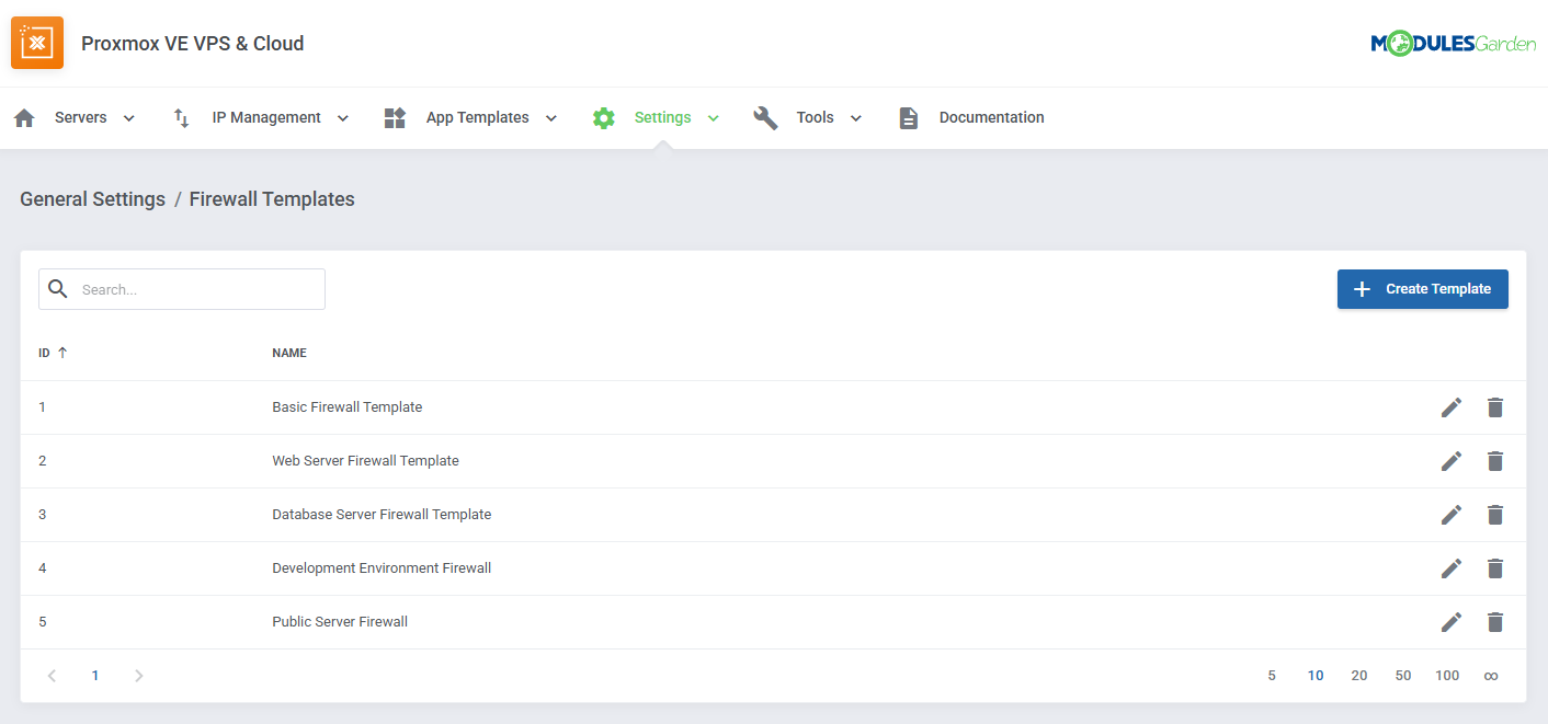 Proxmox VE VPS & Cloud For WHMCS: Module Screenshot 63