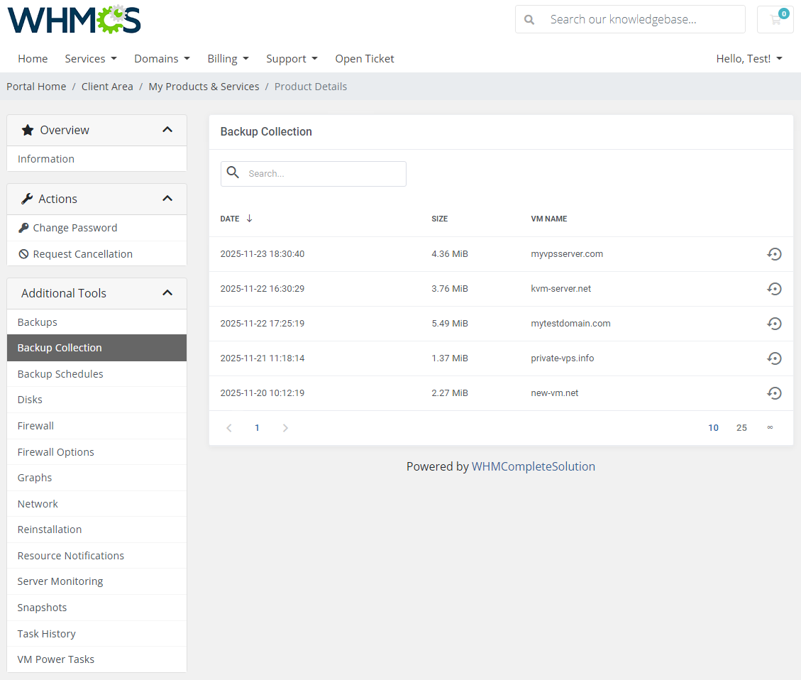 Proxmox VE VPS & Cloud For WHMCS: Module Screenshot 8
