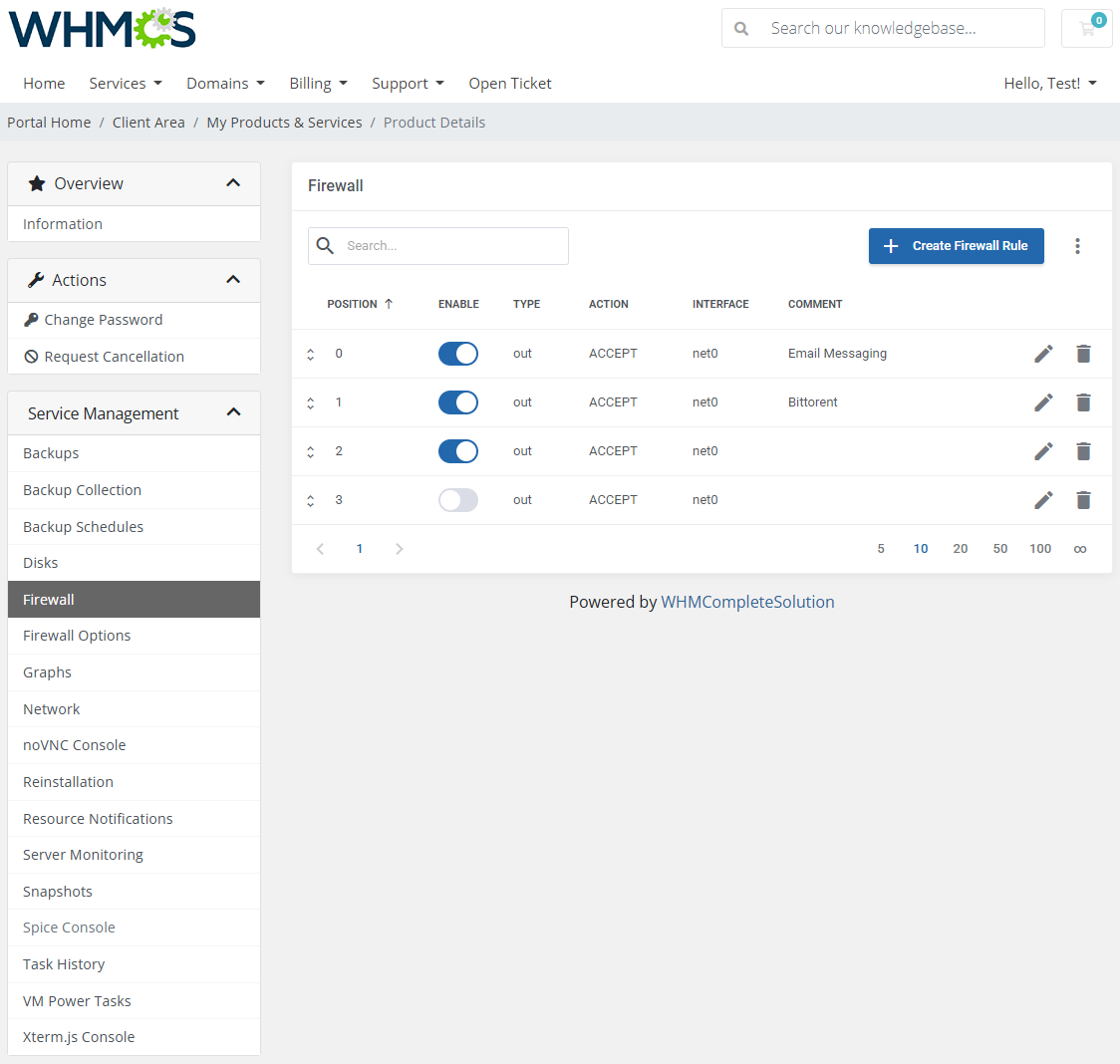 Proxmox VE VPS & Cloud For WHMCS: Module Screenshot 12