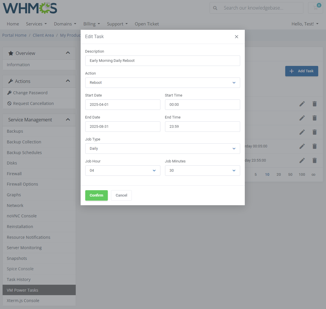 Proxmox VE VPS & Cloud For WHMCS: Module Screenshot 29