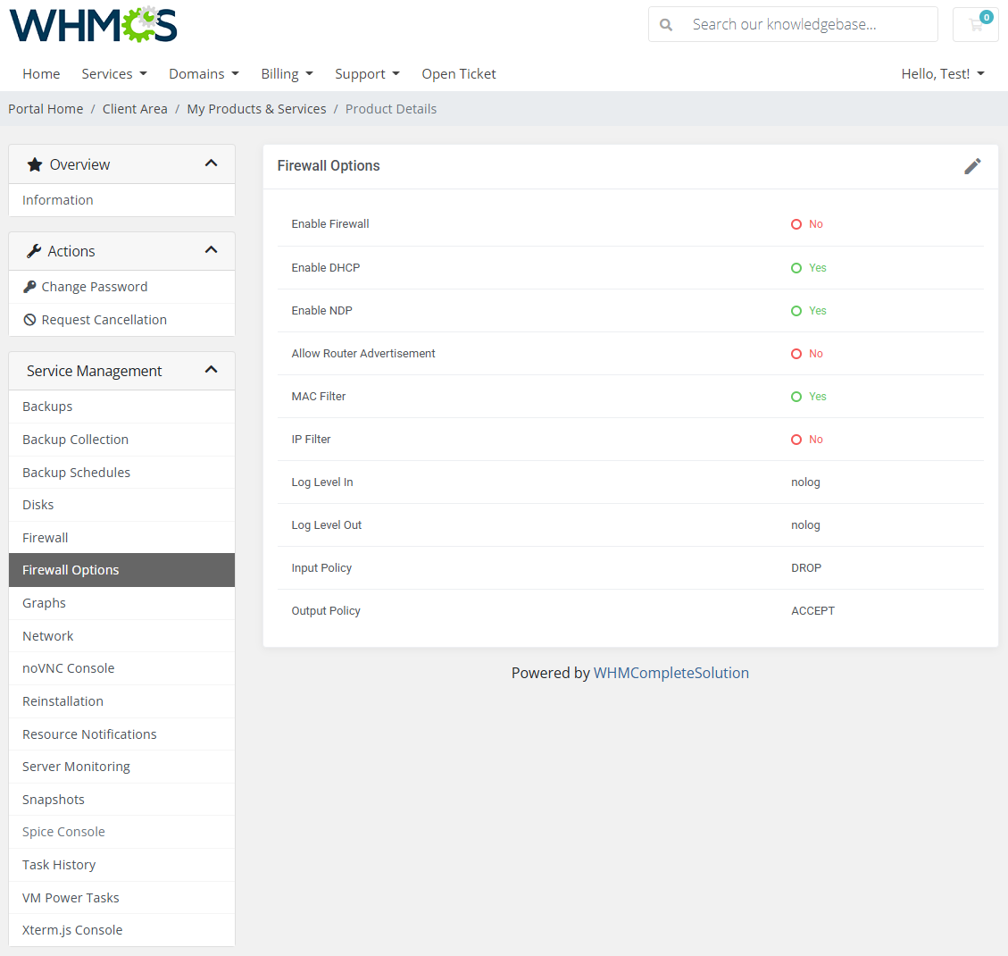 Proxmox VE VPS & Cloud For WHMCS: Module Screenshot 14