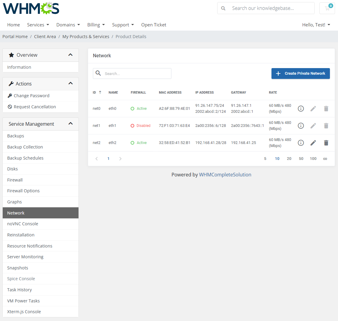 Proxmox VE VPS & Cloud For WHMCS: Module Screenshot 17