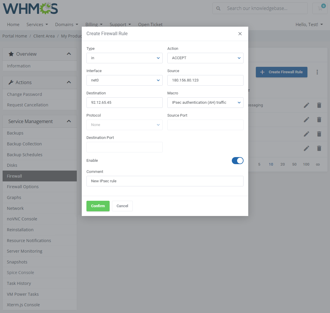 Proxmox VE VPS & Cloud For WHMCS: Module Screenshot 13