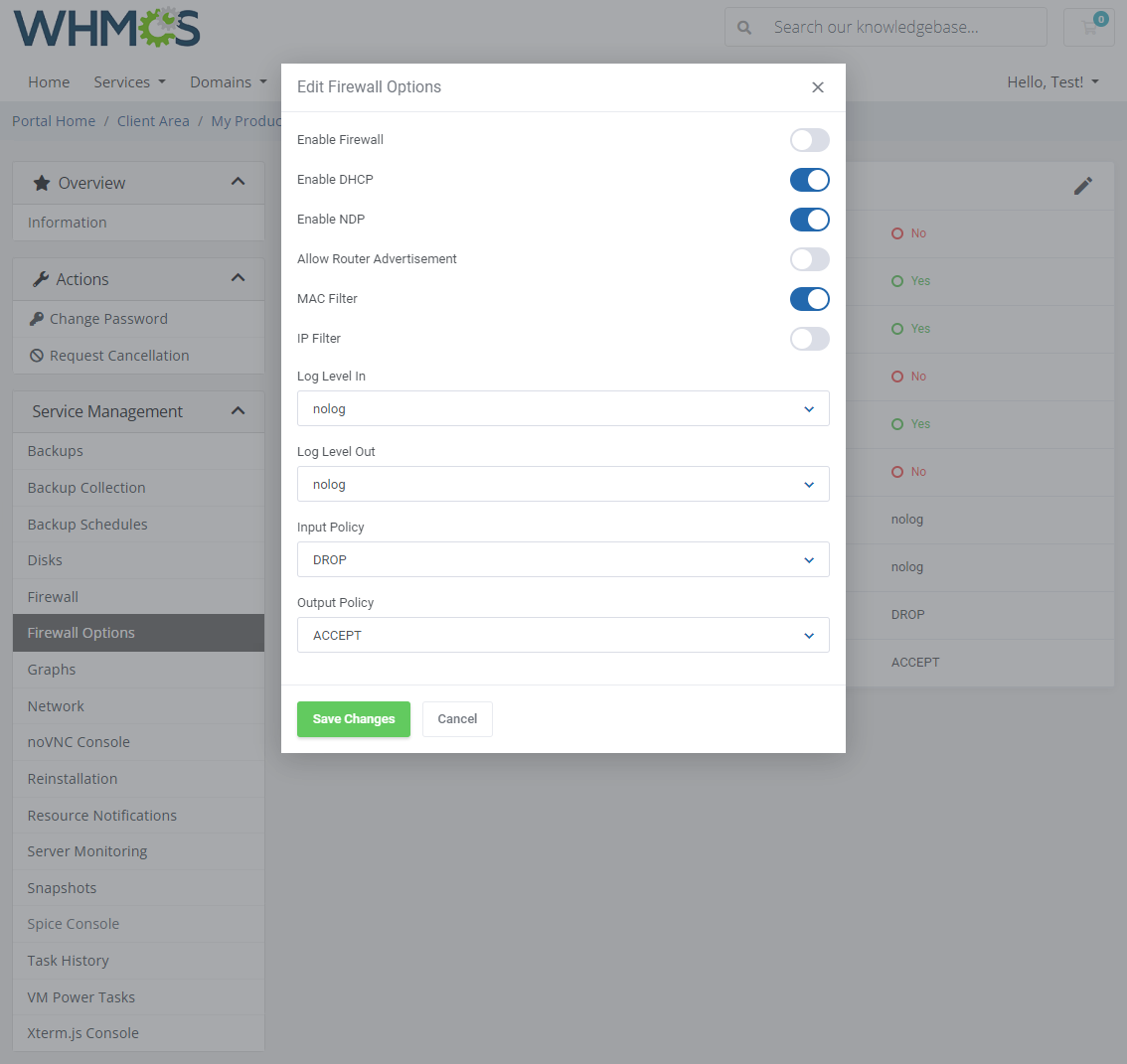 Proxmox VE VPS & Cloud For WHMCS: Module Screenshot 15