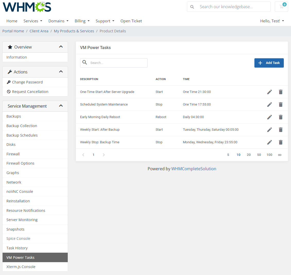 Proxmox VE VPS & Cloud For WHMCS: Module Screenshot 28