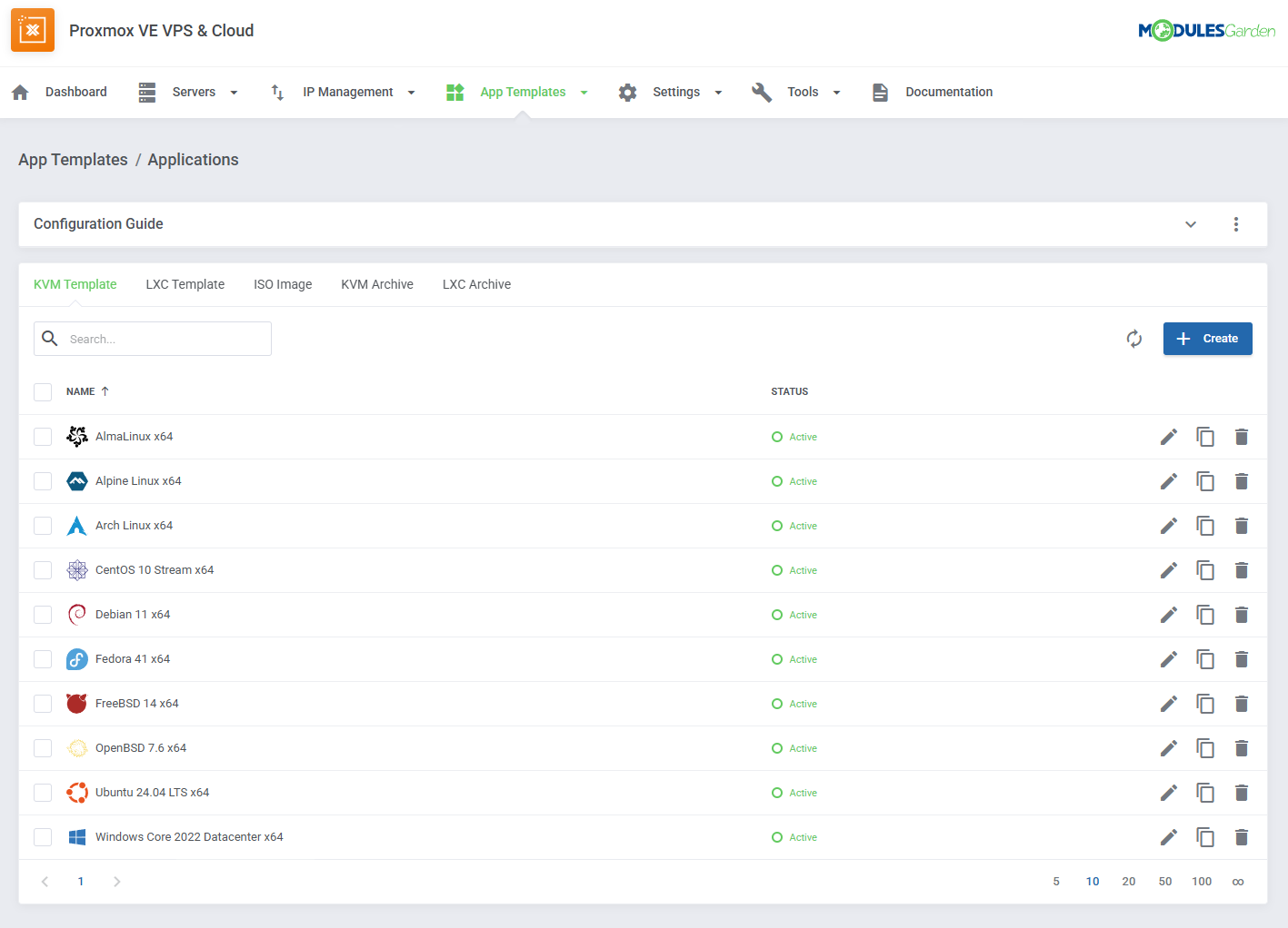 Proxmox VE VPS & Cloud For WHMCS: Module Screenshot 57
