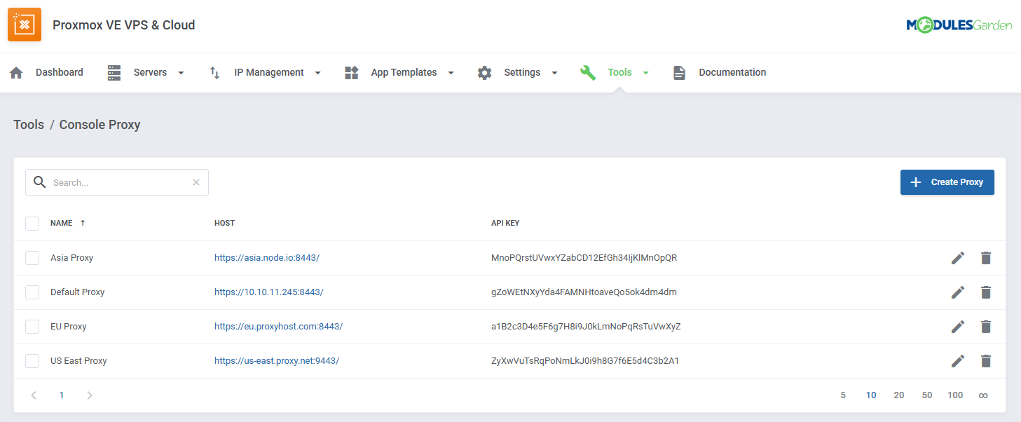 Proxmox VE VPS & Cloud For WHMCS: Module Screenshot 68