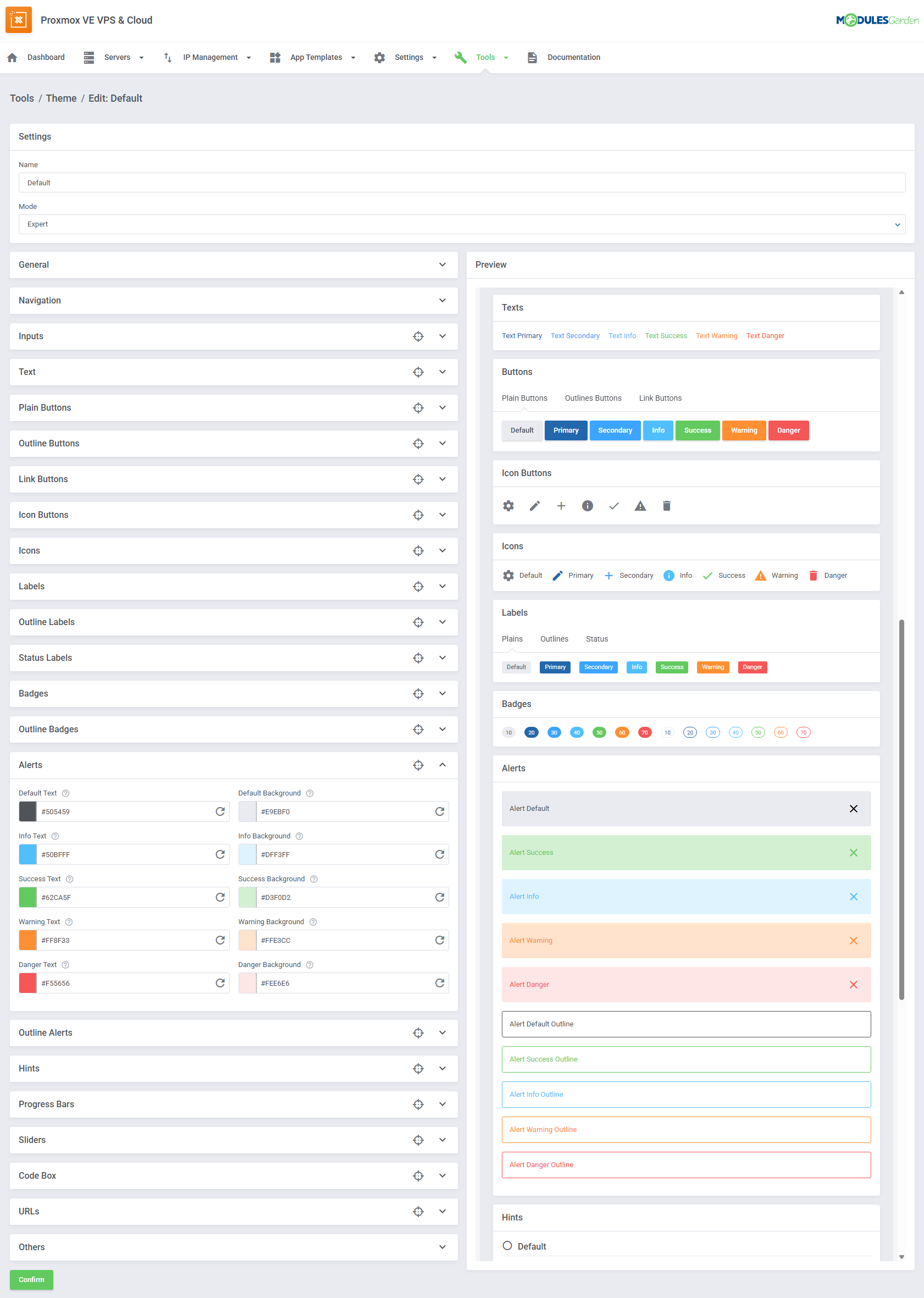 Proxmox VE VPS & Cloud For WHMCS: Module Screenshot 75