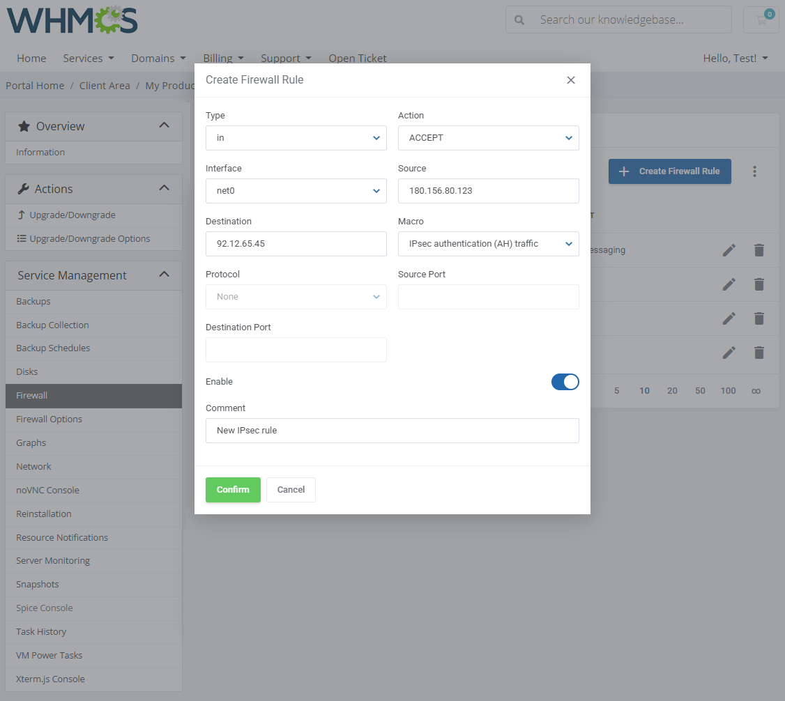 Proxmox VE VPS & Cloud For WHMCS: Module Screenshot 13