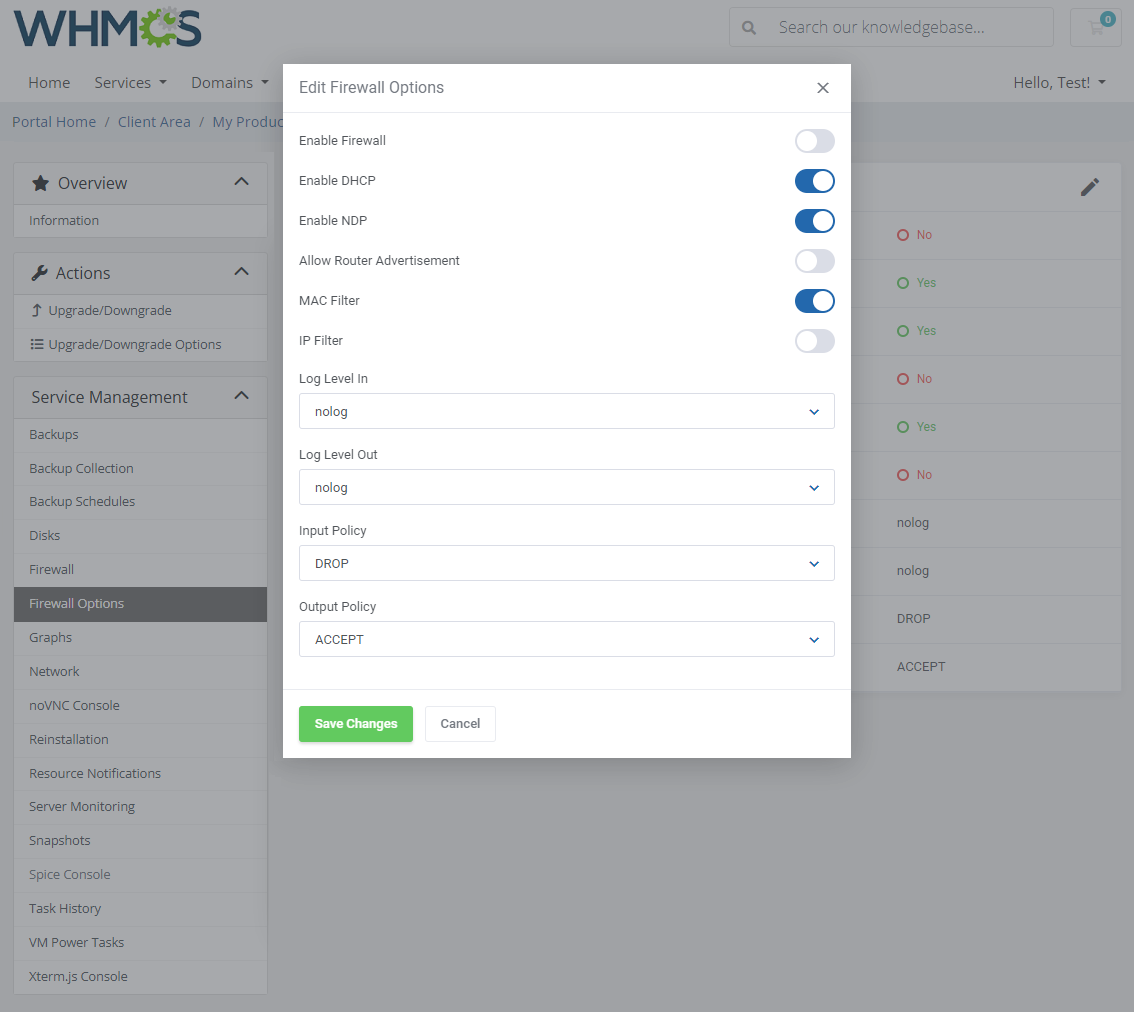 Proxmox VE VPS & Cloud For WHMCS: Module Screenshot 15
