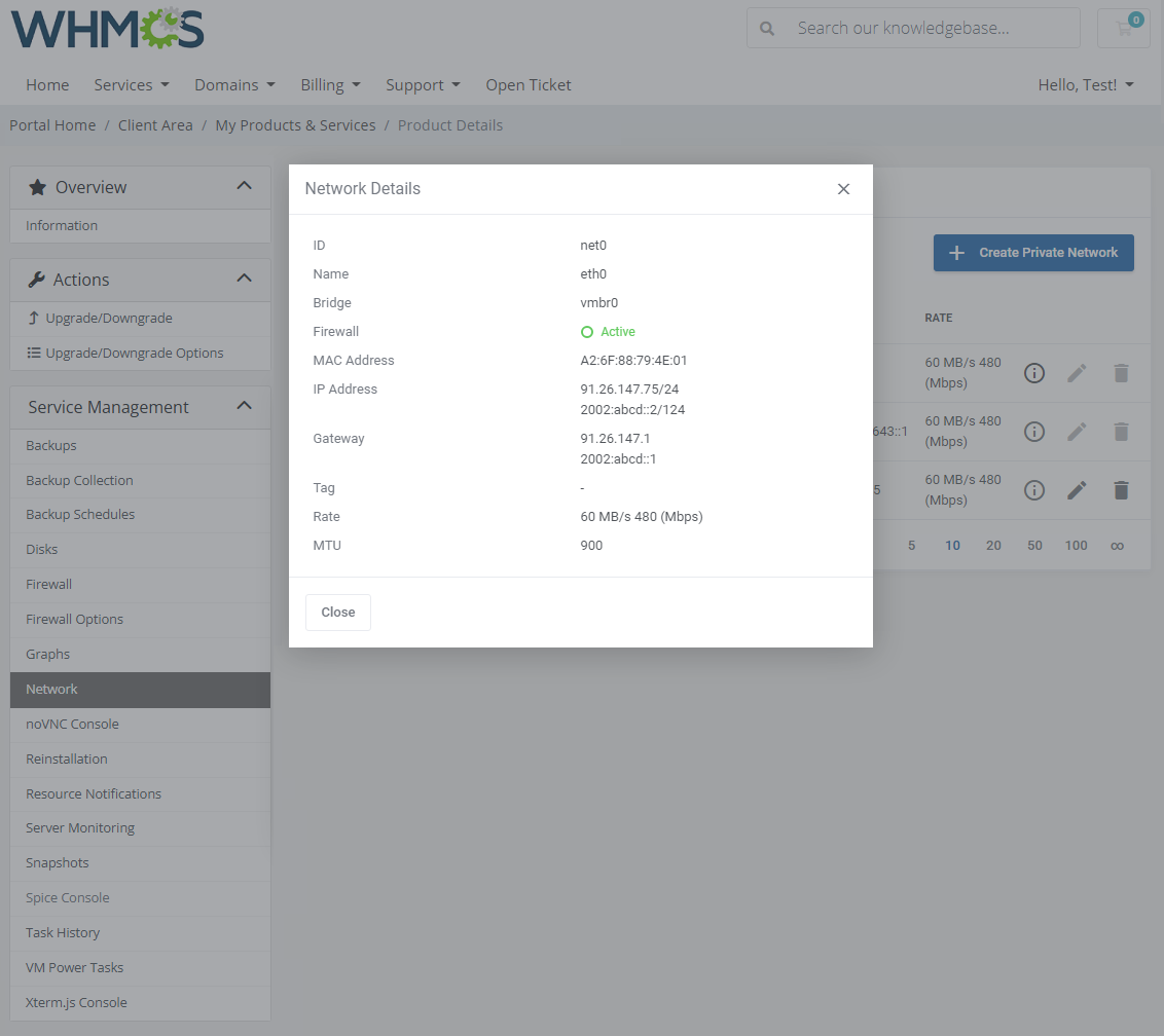 Proxmox VE VPS & Cloud For WHMCS: Module Screenshot 18