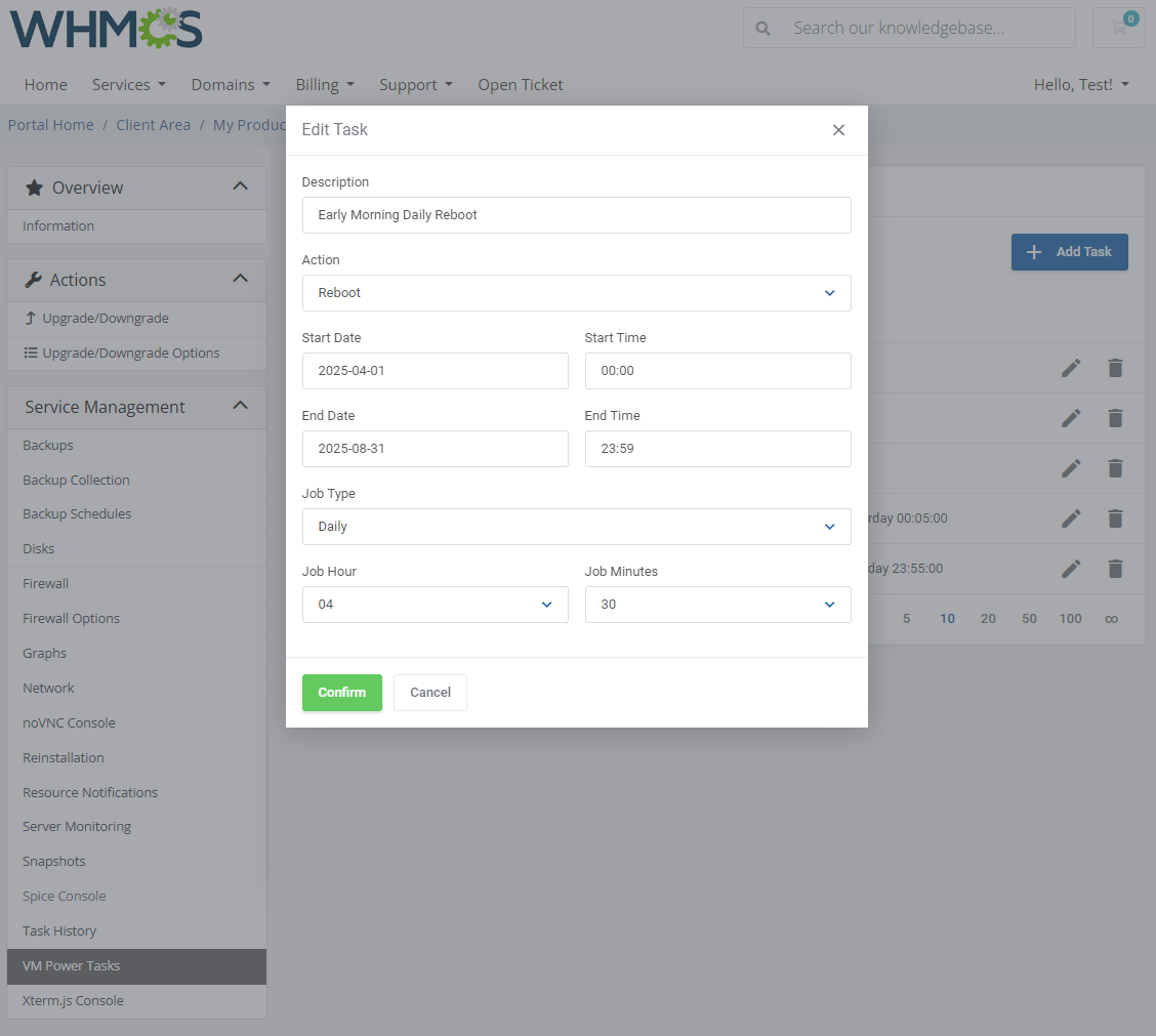 Proxmox VE VPS & Cloud For WHMCS: Module Screenshot 29