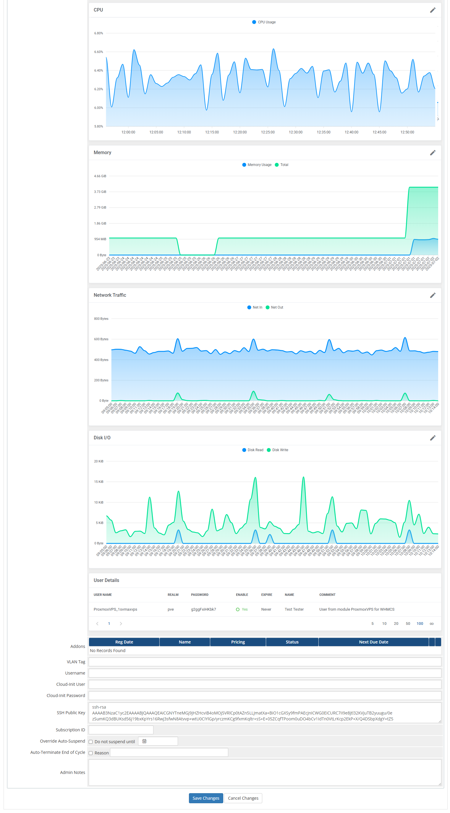 Proxmox VE VPS & Cloud For WHMCS: Module Screenshot 34