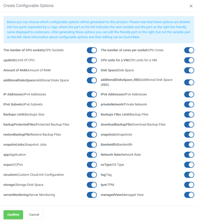 Proxmox VE VPS & Cloud For WHMCS: Module Screenshot 81
