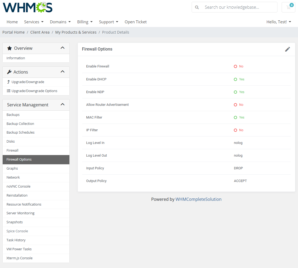 Proxmox VE VPS & Cloud For WHMCS: Module Screenshot 14
