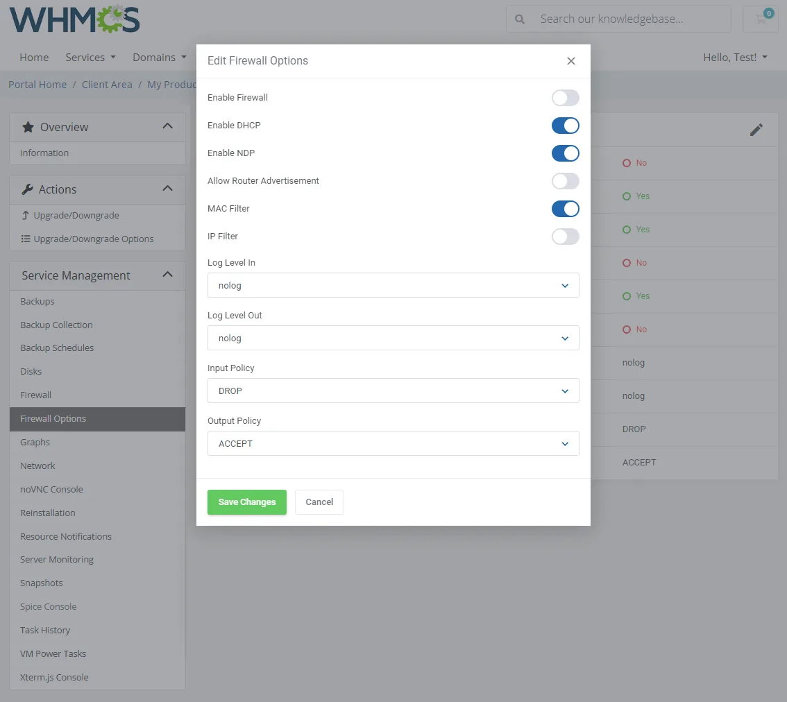 Proxmox VE VPS & Cloud For WHMCS: Module Screenshot 15