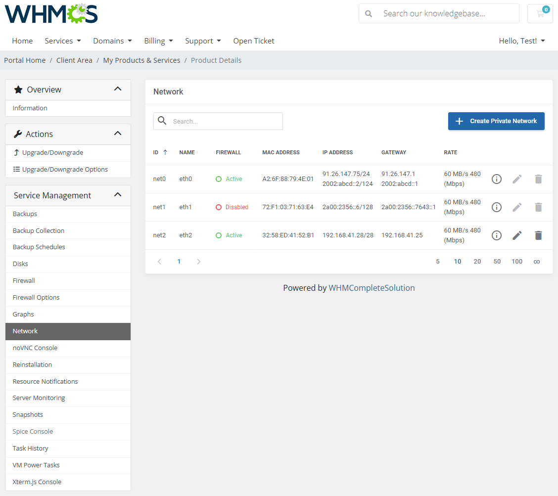 Proxmox VE VPS & Cloud For WHMCS: Module Screenshot 17