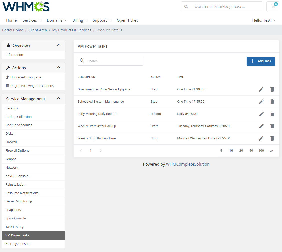 Proxmox VE VPS & Cloud For WHMCS: Module Screenshot 28
