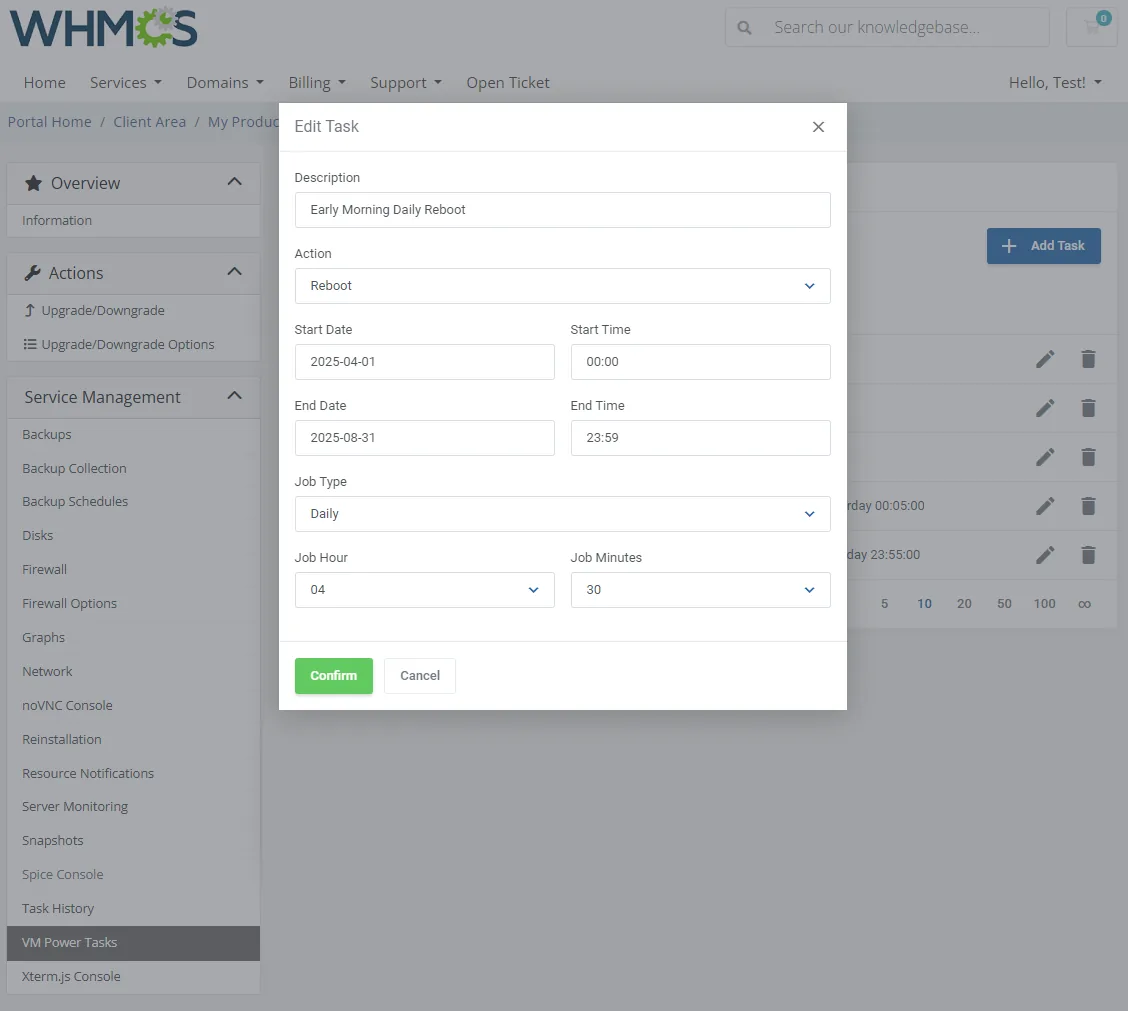 Proxmox VE VPS & Cloud For WHMCS: Module Screenshot 29