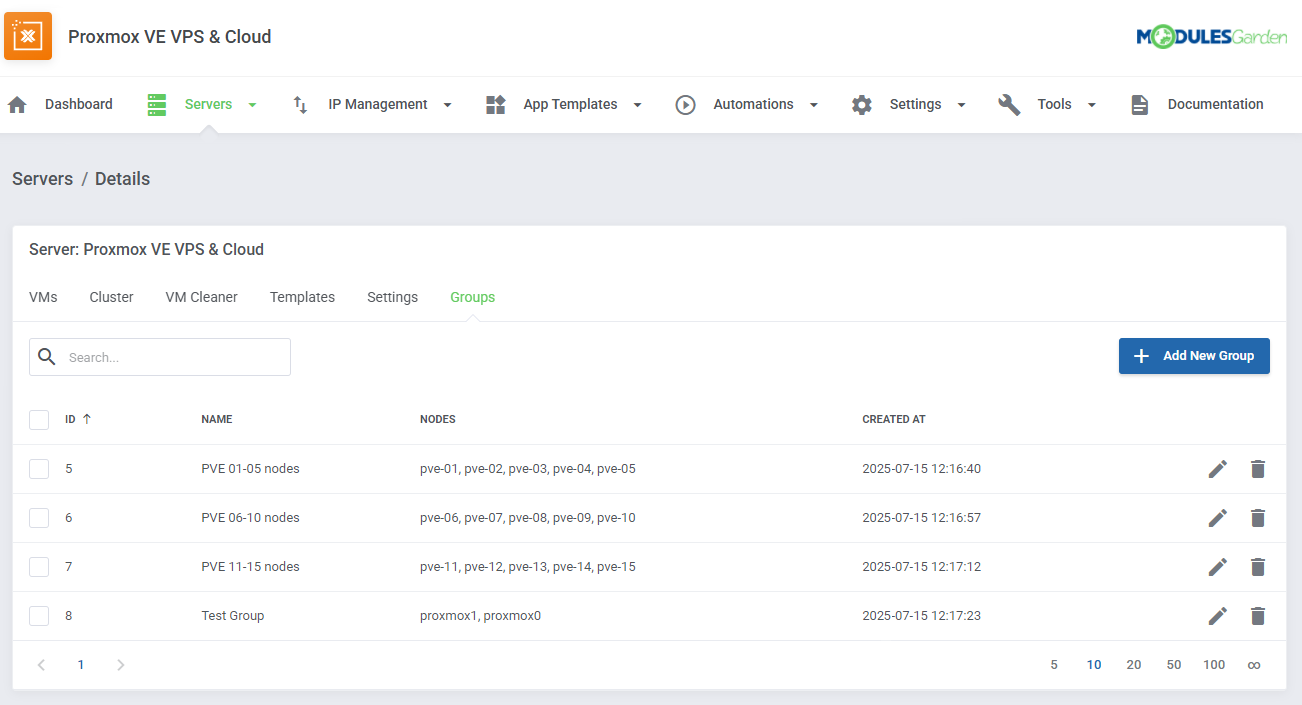 Proxmox VE VPS & Cloud For WHMCS: Module Screenshot 44