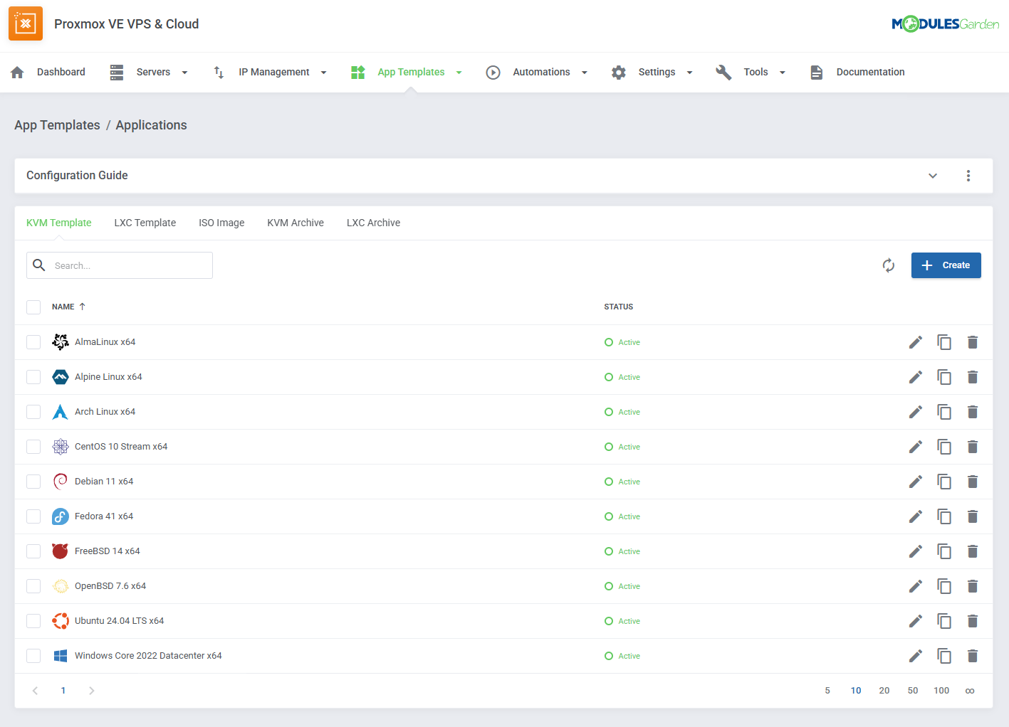 Proxmox VE VPS & Cloud For WHMCS: Module Screenshot 49