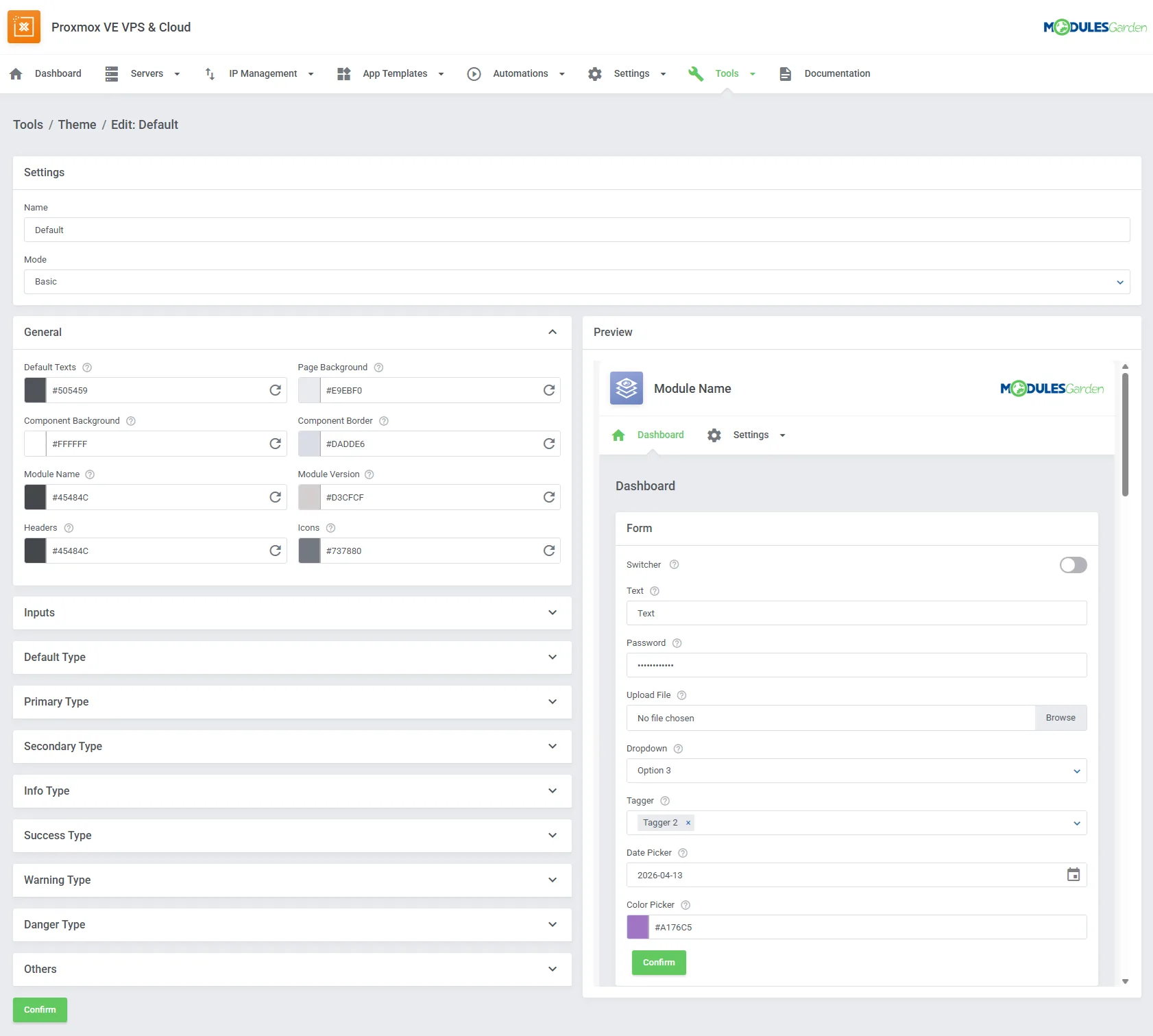 Proxmox VE VPS & Cloud For WHMCS: Module Screenshot 72