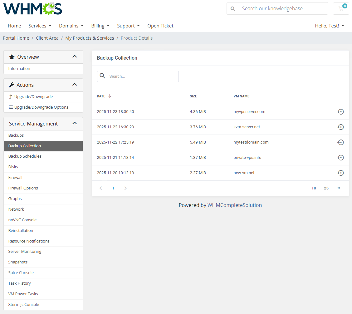 Proxmox VE VPS & Cloud For WHMCS: Module Screenshot 8