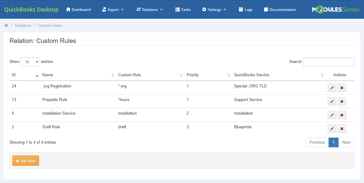 QuickBooks Desktop For WHMCS: Module Screenshot 19